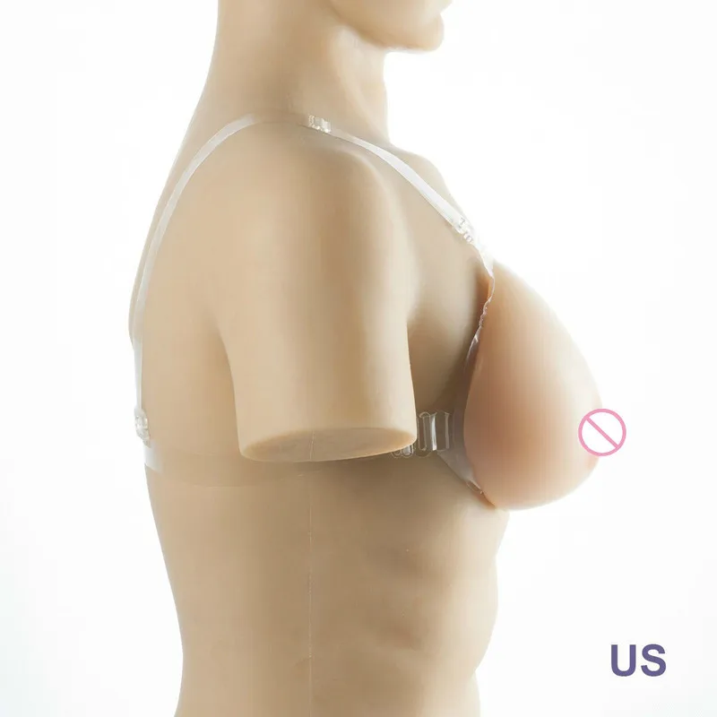 Модная силиконовая Реалистичная грудь бюстгальтер с чашкой DD усилитель 1200 г