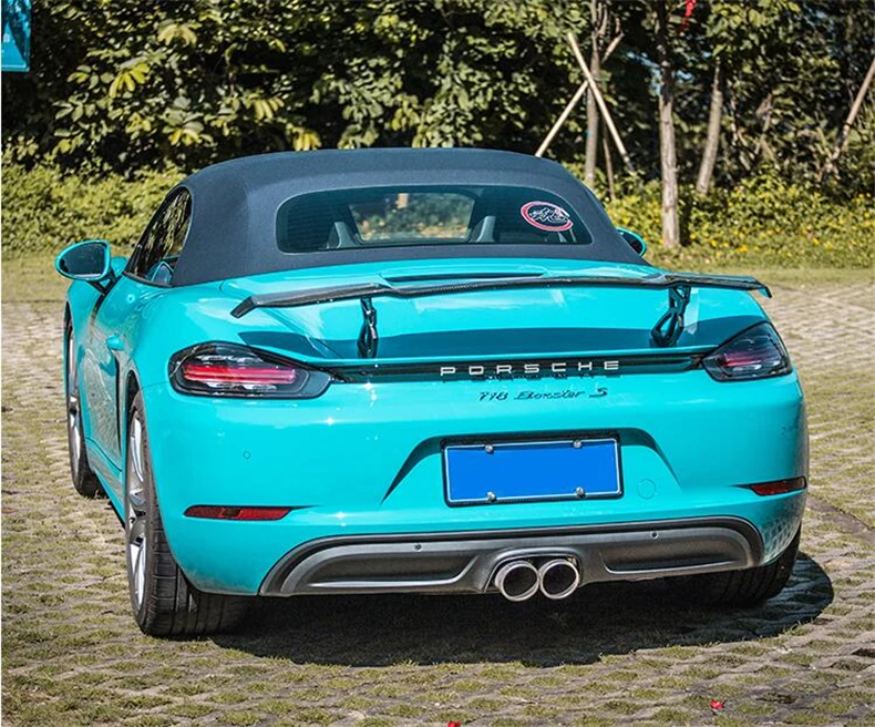 Спойлер из углеродного волокна для Porsche 911 981 718 918 Carrera Cayman Boxster 2006 2020