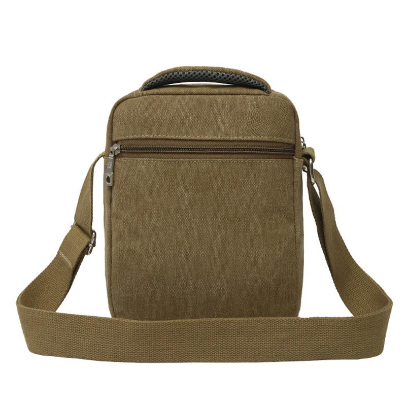 Мужская сумка на плечо Холщовая Сумка для мужчин мессенджер повседневные
