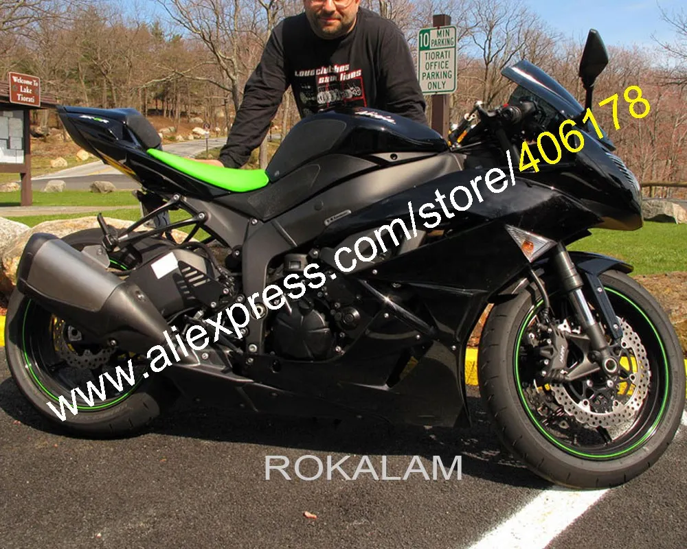 Мотоцикл Обтекатели для Kawasaki ZX 6R ZX6R 2009 2010 2011 2012 спортивный велосипед обтекатели