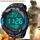 Роскошные Для мужчин открытый часы с аналоговым и цифровым дисплеем военные спортивные светодиодный Водонепроницаемый часы электронные мужской Наручные часы простота круглый homme
