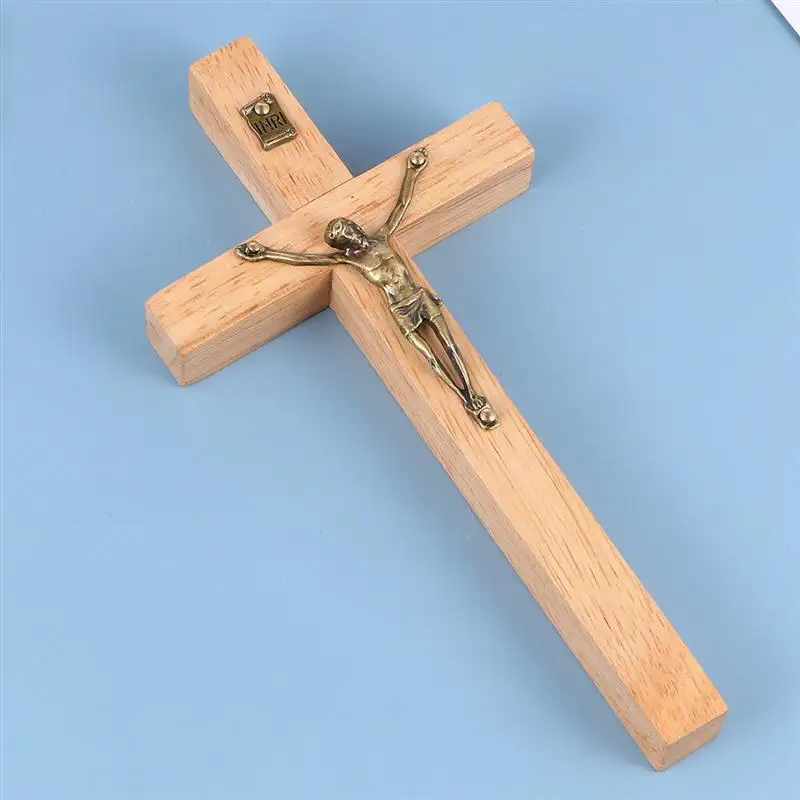 Крест из сплава цинка Иисус католический 1 шт. однотонный для украшения церкви