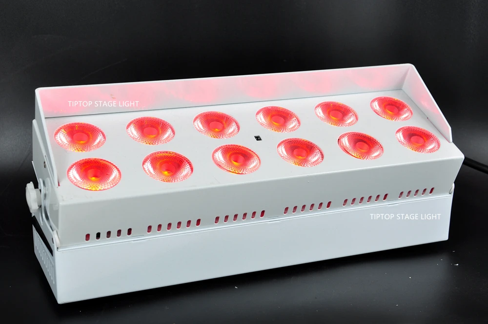 Tiptop сценический прожектор TP-G3037-6IN1 12x18 Вт Tyanshine RGBWA UV 6 цветов DMX батарея беспроводной светодиод настенная шайба Свет белый/черный