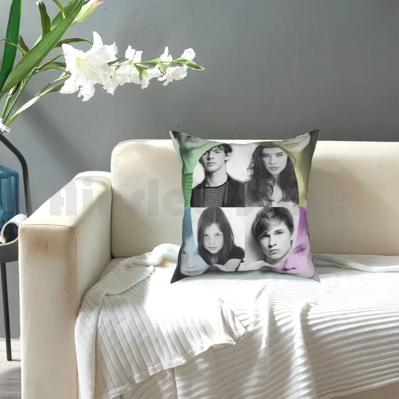 The Kings And Queen Of Narnia плакат подушка Женская Мягкая обложка для дома с принтом Люси