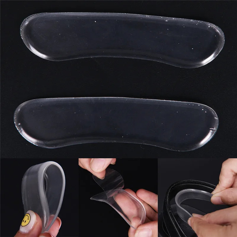 

3Pairs Foot Care Protector Heel Rubbing Cushion Shoes Pads Anti Slip Gel Pads Silicone Insoles