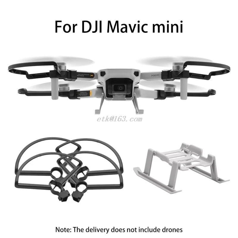

Juego de accesorios para Dron DJI Mavic, cubierta protectora de anillo, soporte de engranaje de aterrizaje