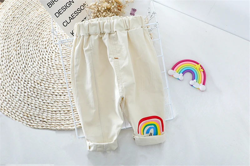 Весна 2020 комплекты одежды для маленьких девочек одежда малышей футболка с