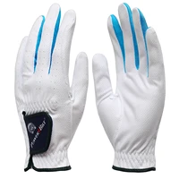 1 pc men left hand ultrathin janpanese punching polyester breathable golf gloves golfer accessories