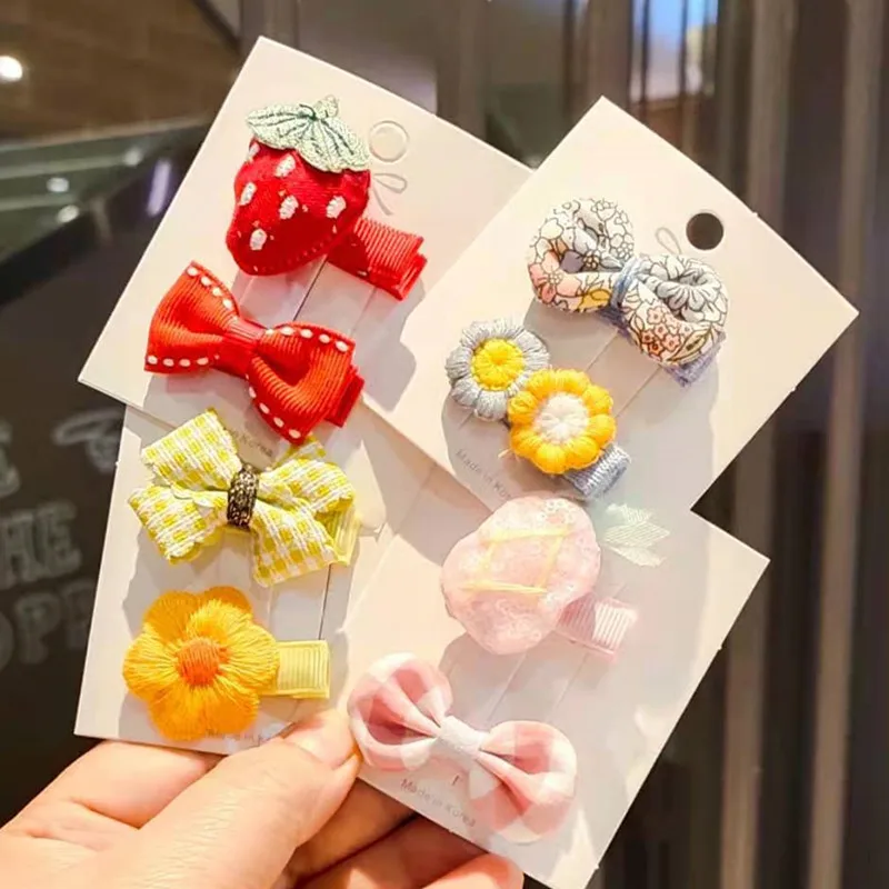 

Lovely Hair bow Hair Clips Bowknot Hair rope Girl Kids Hairpins Barrettes baby girl Hair Accessories Children Hair Ornaments