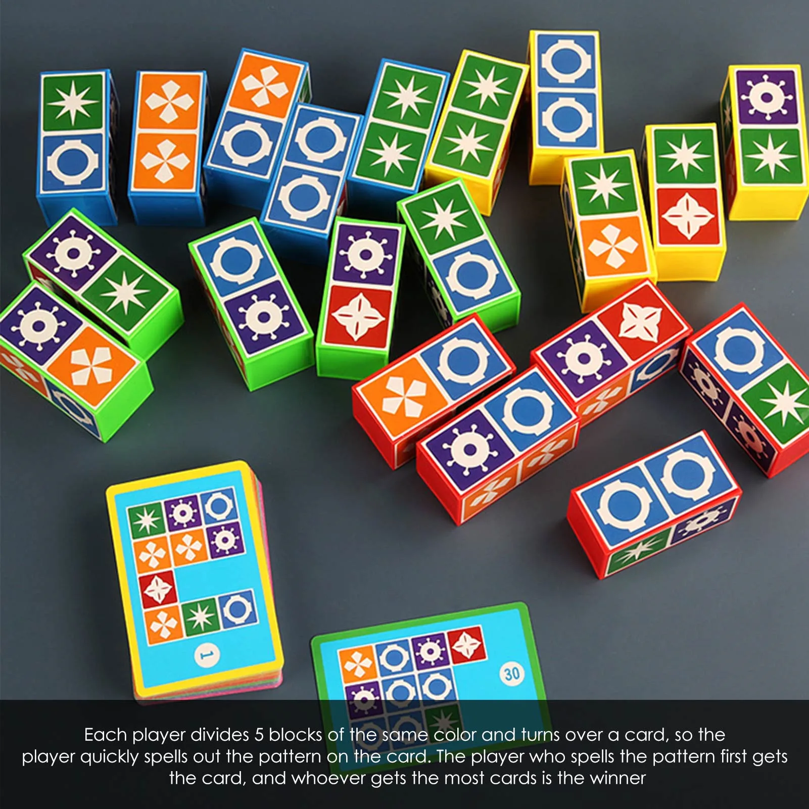 

3D Three-dimensional Jigsaw Puzzle Color Pattern Matching Toys 3-6 Years Old Baby Educational Toy Kindergarten Teaching Aids