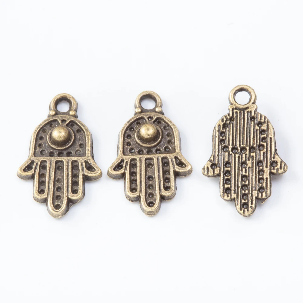 

New product hot sale 150PCS hand retro bronze zinc alloy metal fashion accessory pendant making 7566