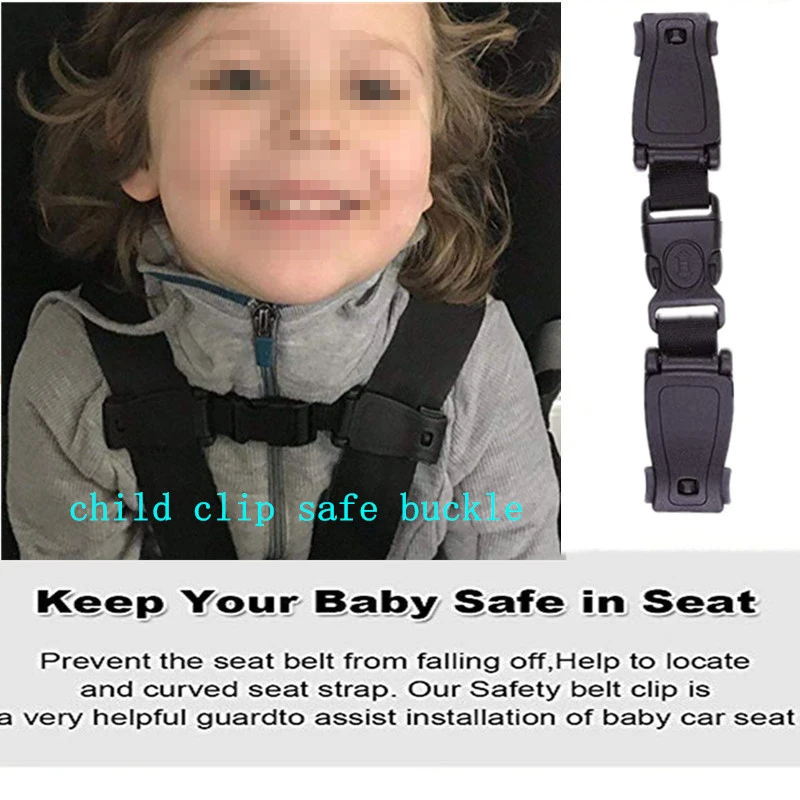 Imbracatura durevole fermaglio pettorale fibbia sicura cintura di sicurezza per bambini cintura di sicurezza per bambini cinghia di sicurezza per bambini 16cm accessori per auto