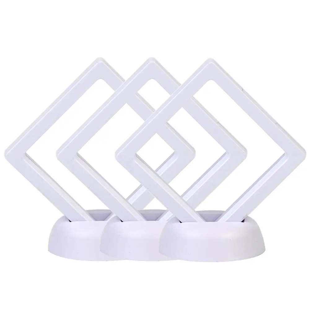 3 шт. шкатулка для хранения ювелирных изделий витрина чехол подставка 3D плавающий