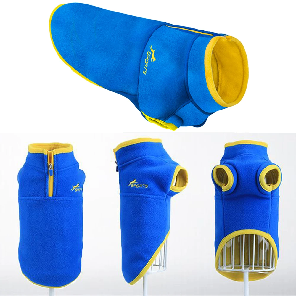 

Pet Fleece Dog Vest for Small Medium Large Dog Half Zip Pullover Sweater Winter Warm Coat Clothes