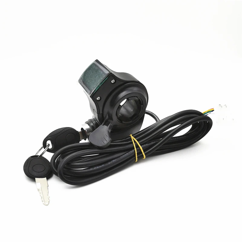 Электрический велосипед Скутер с ключом блокировки ЖК-дисплей большой палец