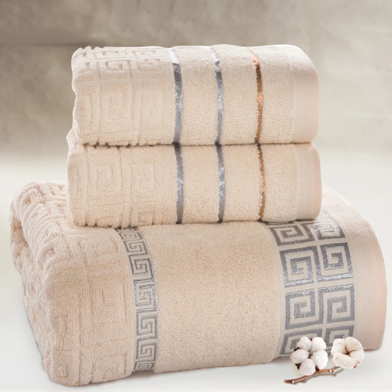 Bath Towels for Adults Sets Serviette De Bains Coton Cotton Luxury Towel Soft Super Absorbent Cloth Cotton Towels Bathroom 60T41