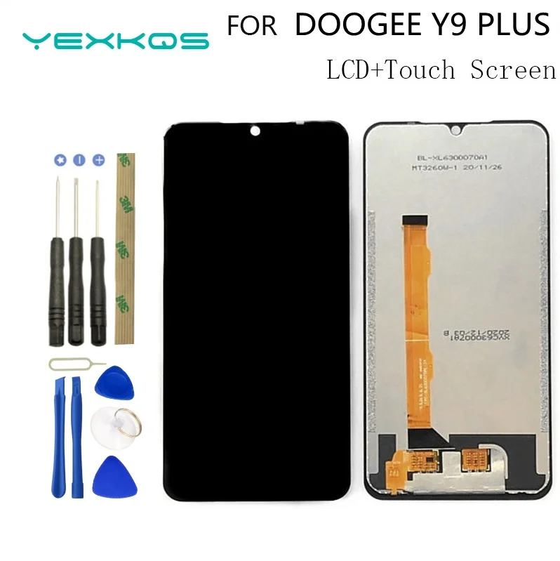 6,3 дюймовый новый оригинальный Для DOOGEE Y9 PLUS N20 N20PRO ЖК-дисплей и фотоаксессуары для ремонта мобильных телефонов
