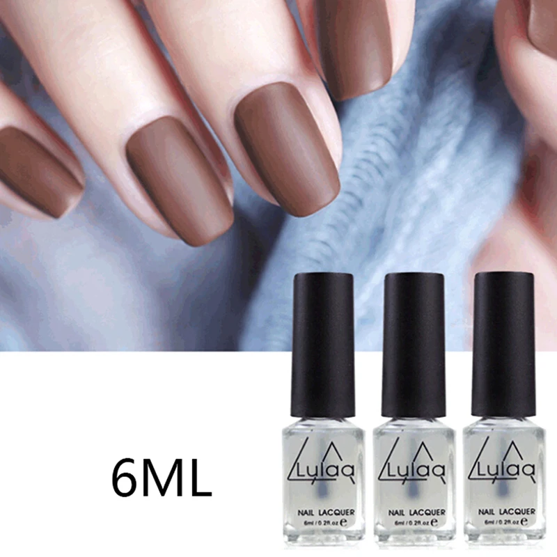 Матовый лак для ногтей 6 мл верхнее покрытие гель-лака модное украшение своими