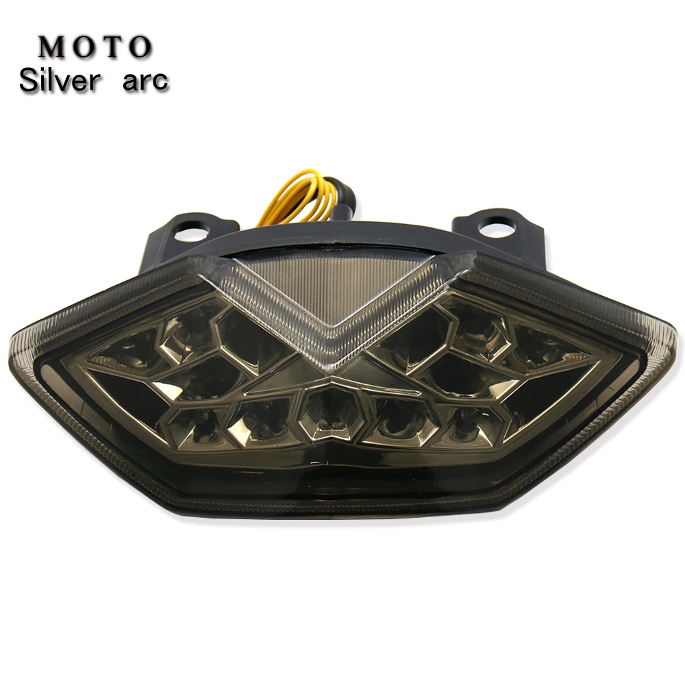 Для KAWASAKI Z1000 Z1000SX 2010 2011 2012 2013 мотоцикл Встроенный светодиодный задний фонарь дымовые линзы мигающий сигнал поворота
