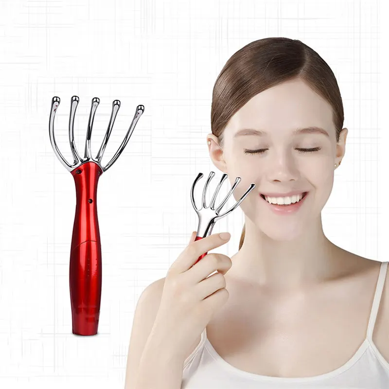 Электрический массажер для головы микро Вибрационный 5 когтей имитация пальцев