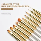 Кисть для наращивания ногтей, стильная кисточка для акрилового и жидкого маникюра, для нанесения геля под УФ-лампой, для рисования цветами