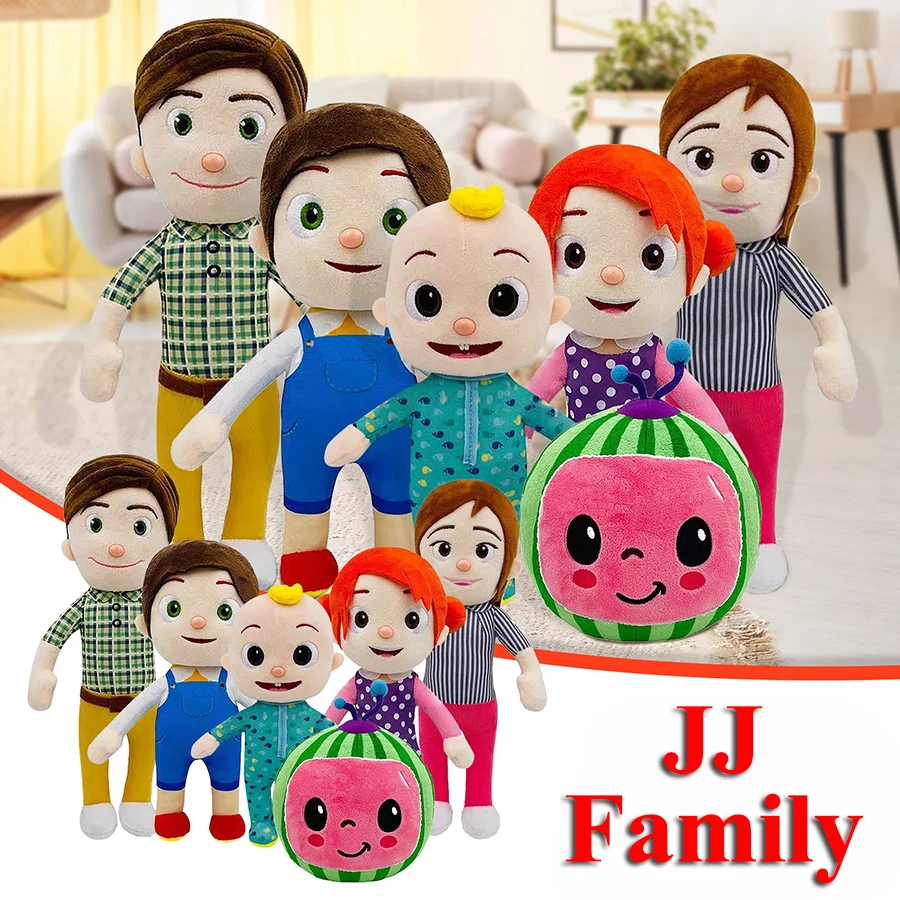 Cocomelon плюшевые игрушки детские музыкальные куклы JJ для девочек и мальчиков