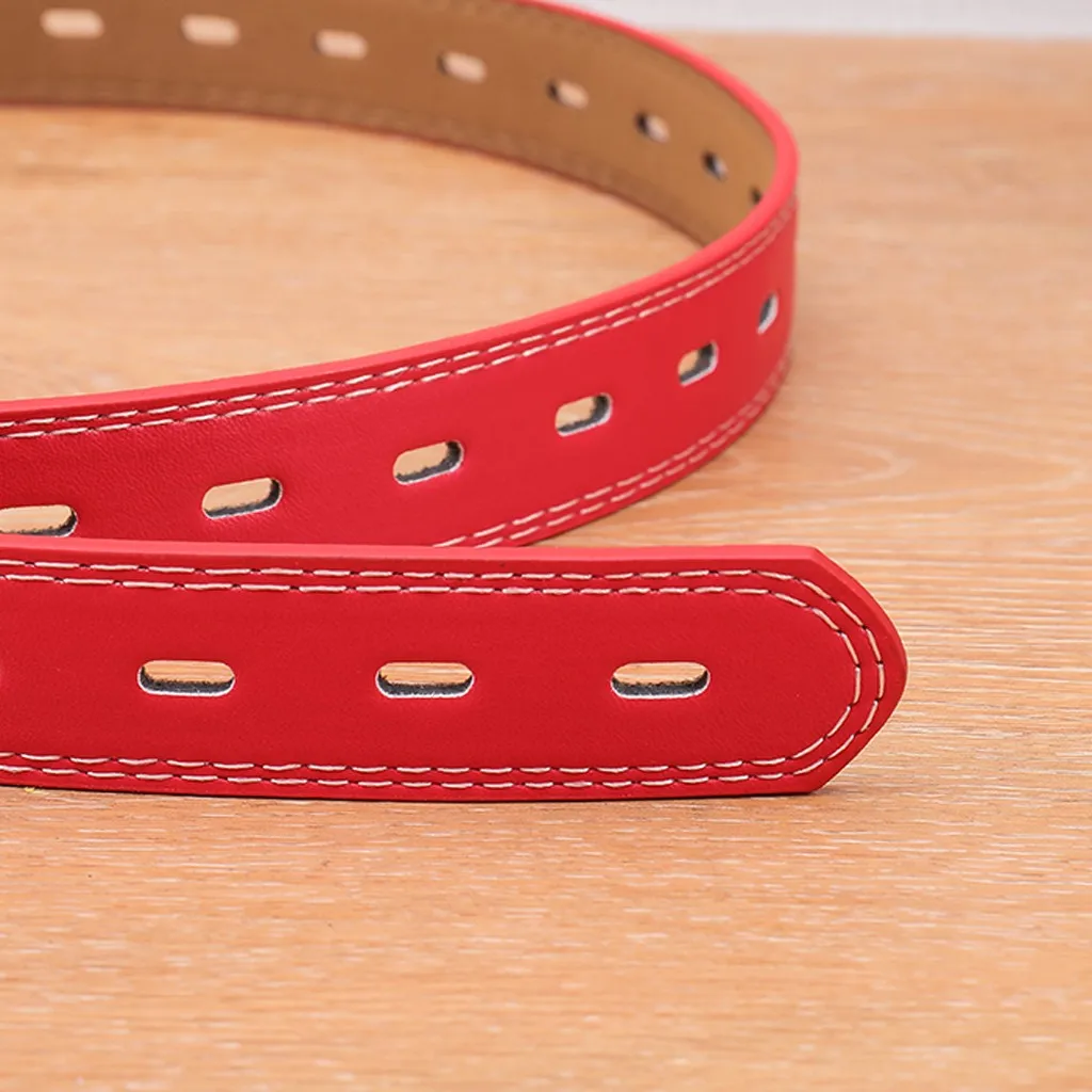 

Women Belt Metal Buckle Leather Belt Fashion Vintage Solid Soft Waistband Belt For Jeans riem pasek damski ceinture femme #L