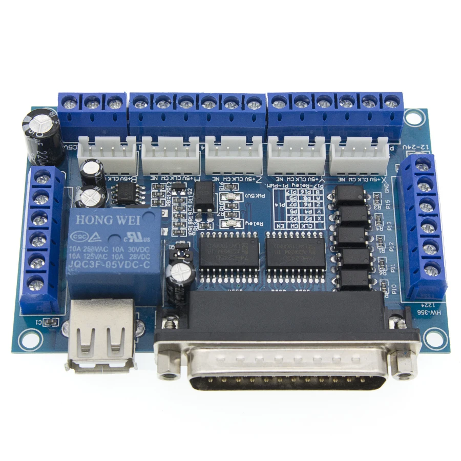 5 осевая печатная плата с ЧПУ оптическим соединителем для шагового двигателя