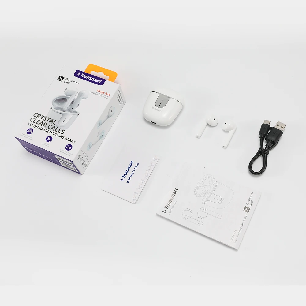 [В наличии] Оригинальный Tronsmart оникс Ace наушники вкладыши TWS Bluetooth 5 0 с QualcommChip