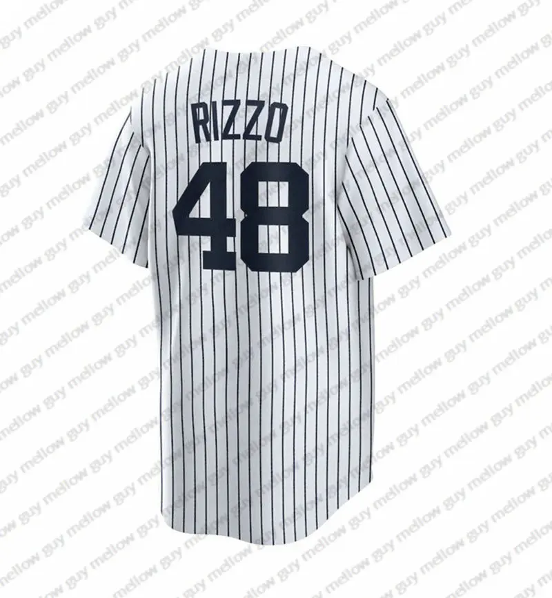 

Мужская бейсбольная майка с вышивкой, Джерси с принтом Энтони рицзо, Нью-Йорк