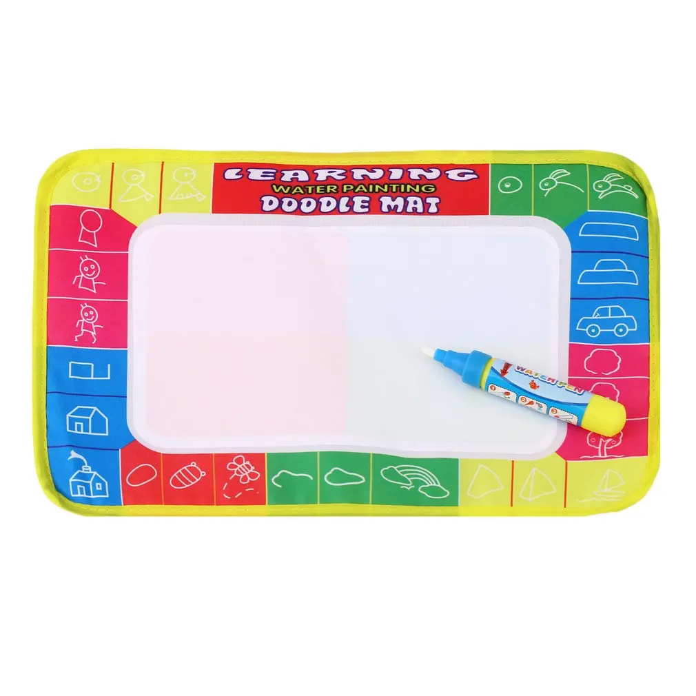 Hot! Fun Kids Baby Add Water Write Draw Paint Drawing Canvas Magic Doodle Mat With Pen Brushes Gift Christmas New |
