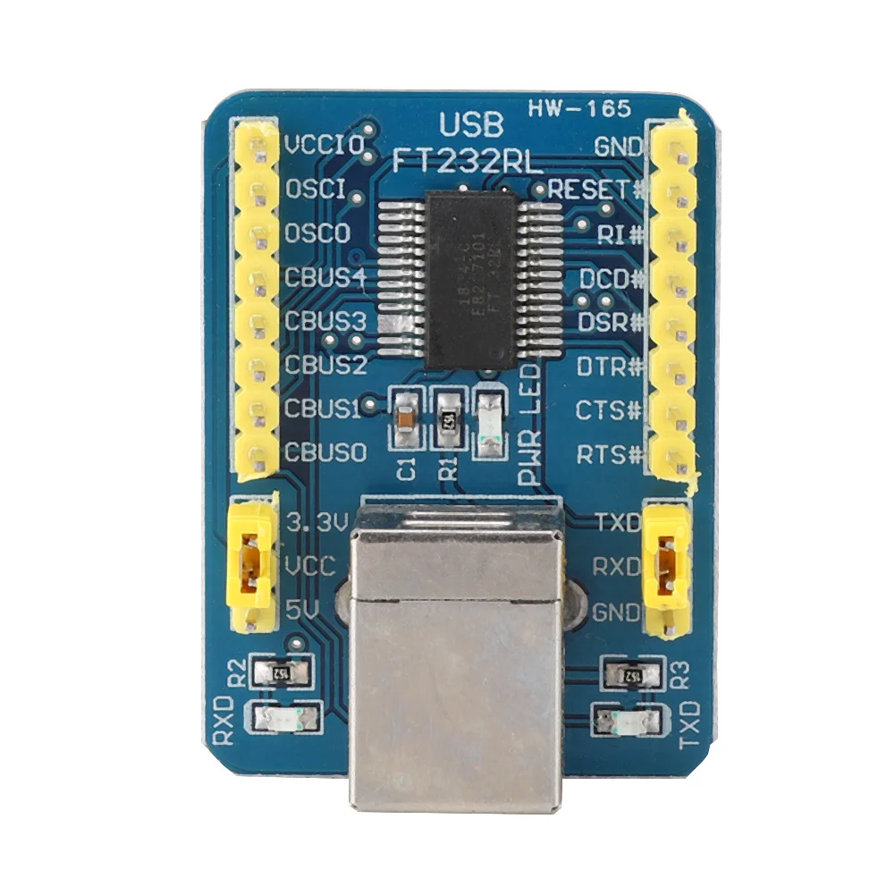 

HW-165 FT232 Type B Female USB to Serial Port Module USB to TTL/CMOS Level Module