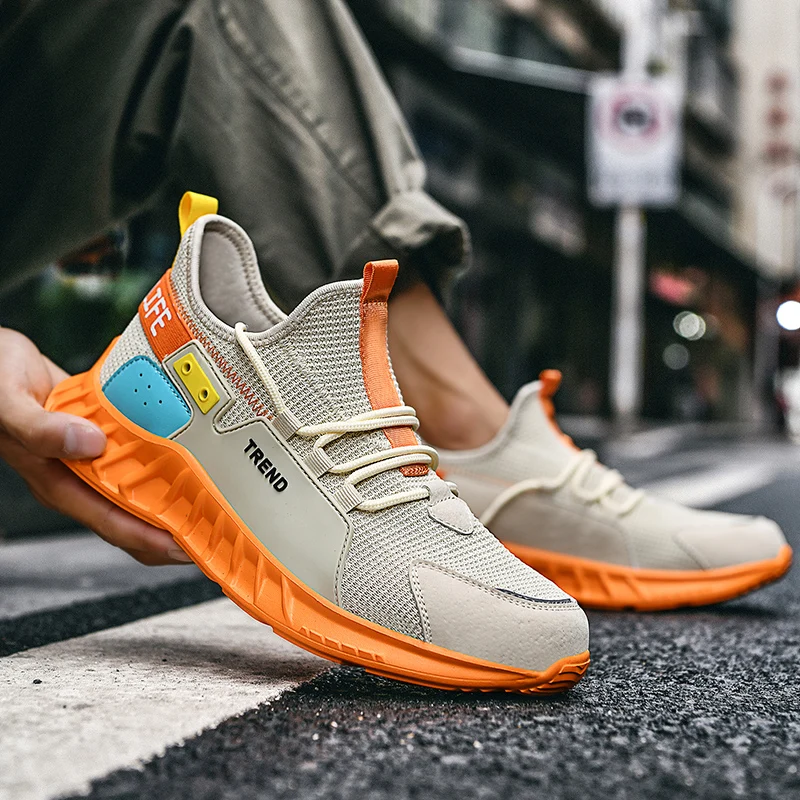 

Light Running Shoes Fashion Breathable Men Sneakers 45 Casual Shoes Outdoor Jogging Men's Sports Shoes Zapatillas Hombre