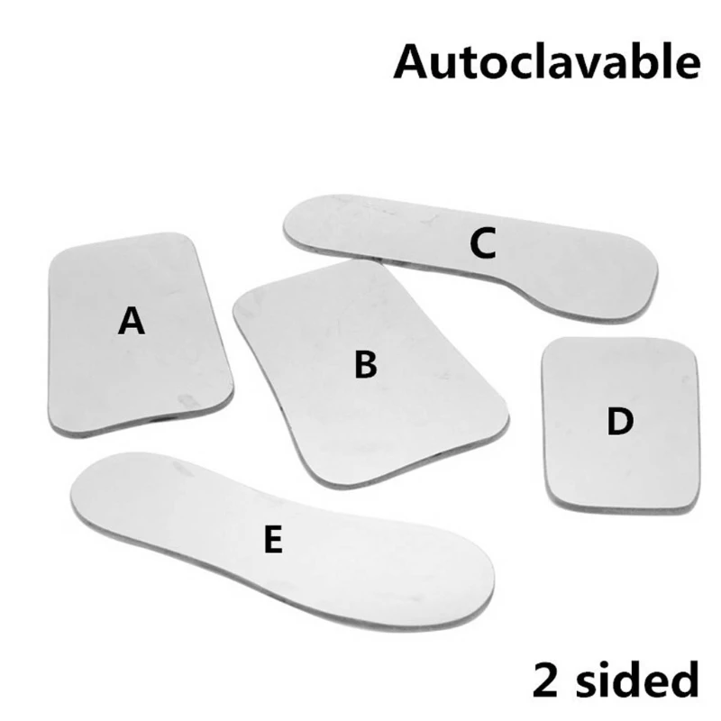 

68UD 1 PC Dental Orthodontic Double-Sided Mirrors Reflector Dentistry Intra Oral Glass Coated Titanium Photography Mirrors