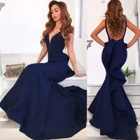 prom evening dresses 2022 womans party night celebrity cocktail long mermaid dresses plus size dubai arabic formal dress