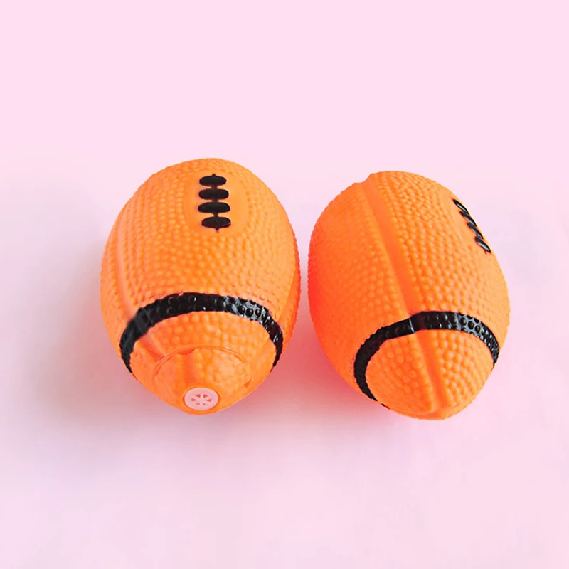 

Pet Football Toy Interactive Fun Dog Toy Pet Squeaky Toy Dog Bite Toy Puppy Chew Sound Toy Dog Tooth Cleaning Toy Dorakitten