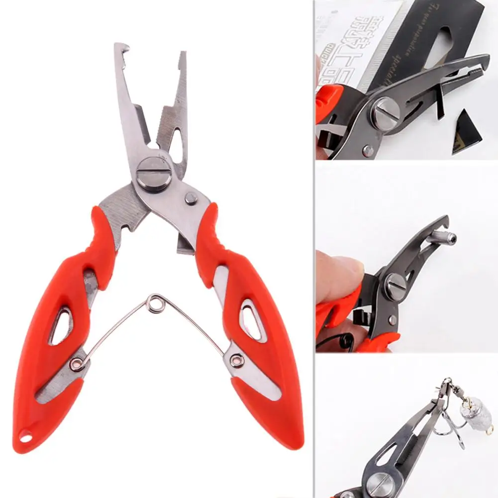 

Fishing Plier Scissor Braid Line Lure Cutter Hook Remover Fishing Tackle Tool Cutting Fish Tongs Multifunction Scissors