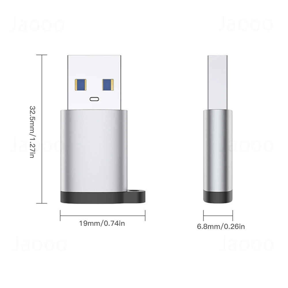 

Adapter For iPhone 12Mini 12Pro Max USB 3.0 Type-C OTG Cable Adapter Type C Converter for Samsung for huawei Connector Converter