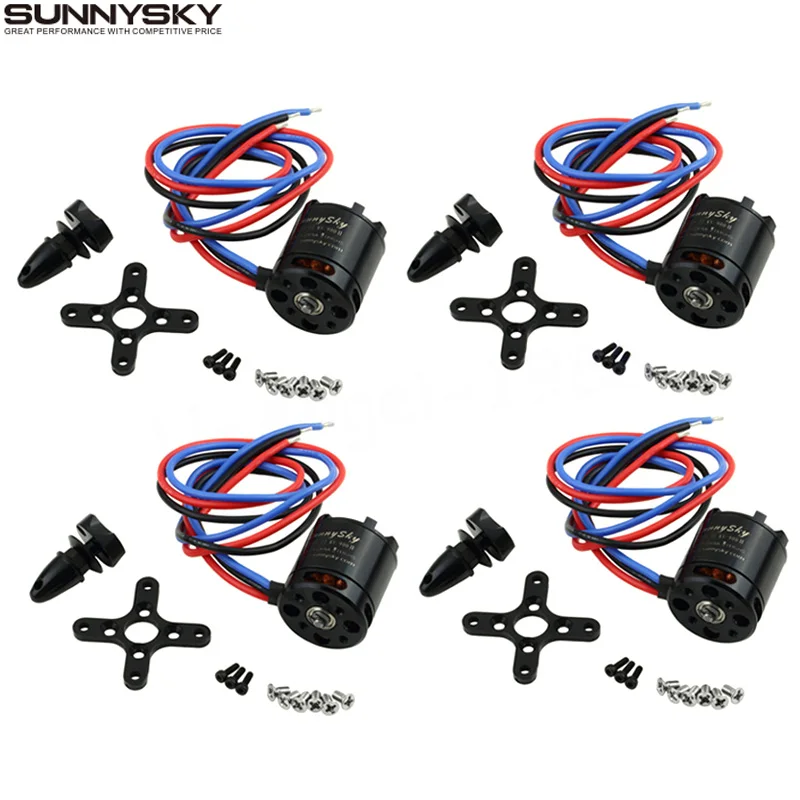 4 компл./лот Sunnysky V2216 900KV 800KV бесщеточный двигатель для х осная многоосевой