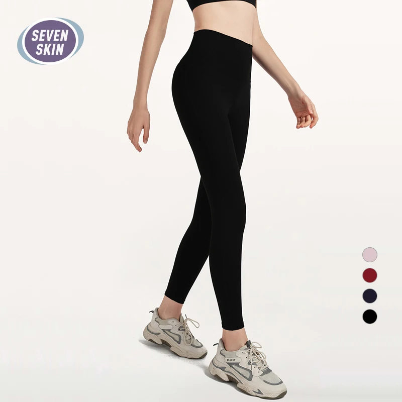 

SEVEN SKIN Women Classic Seamless Yoga Leggings Gym Fitness Workout Pants High Waist Running Sport Woman Tights Athletic Leggins