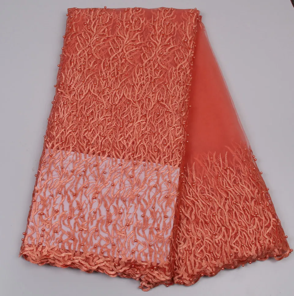 

2021 Hot sale nigerian african lace fabrics For Wedding,Pink Color French Lace Fabric,Best Selling Guipure Lace Fabric C427