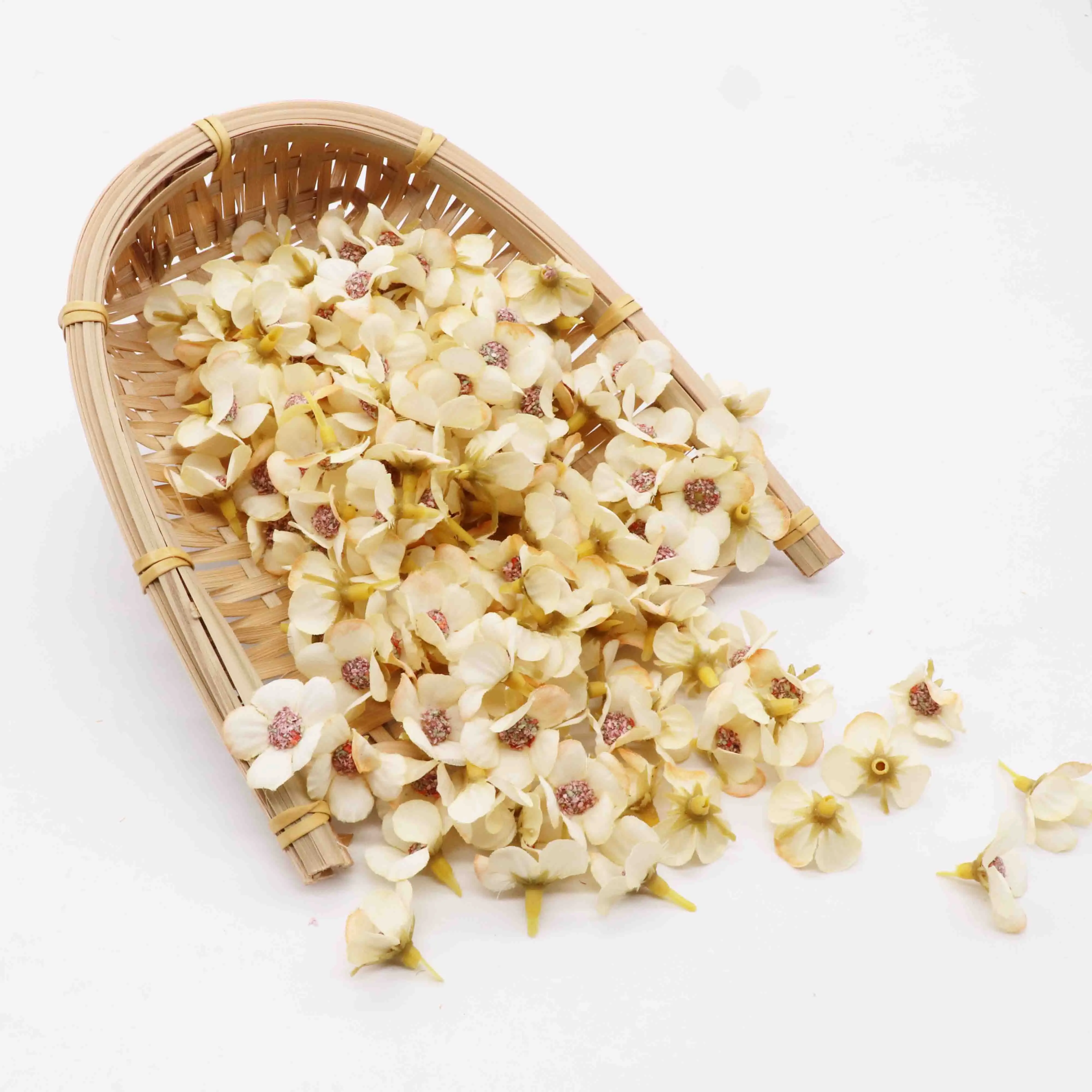 50 шт. 2 см разные цвета Дейзи цветок голова мини шелковые искусственные цветы для