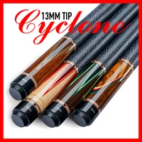 cyclone billiard cue srick 13mm tip hard maple shaft 388 radial pin inlaid carving butt pool cue handmade professional cue kit