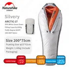 Naturehike открытый альпийский серии 850FP гусиный пух спальный мешок Мумия-23  Кемпинг Туризм утолщение водонепроницаемый ветрозащитный зимний