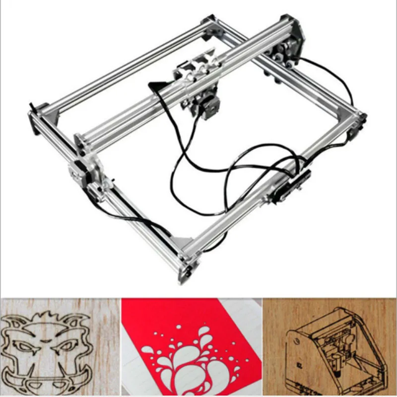 Старая настольная лазерная маркировочная гравировальная машина 50*65 см 3000 МВт