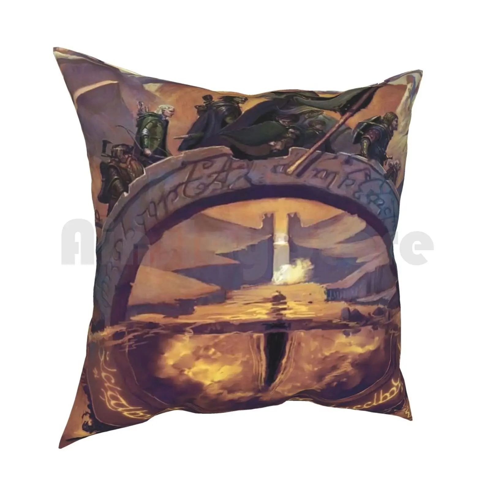 Путешествие Подушка Чехол с принтом домашняя мягкая подушка DIY крышка карты