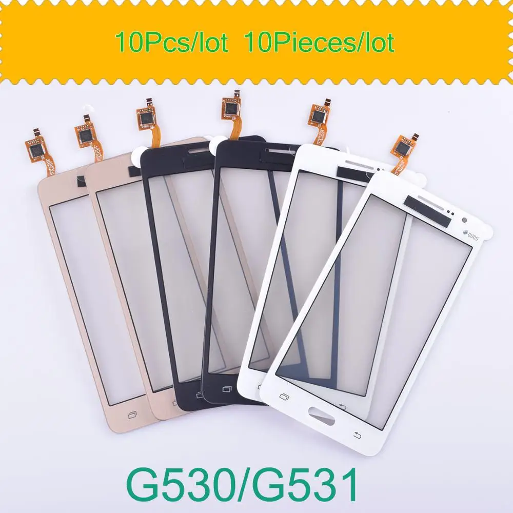10 шт. G531 сенсорный экран для samsung Galaxy Grand Prime G531H G531F G530 G530F G5308 сенсорный экран дигитайзер стеклянная панель сенсор