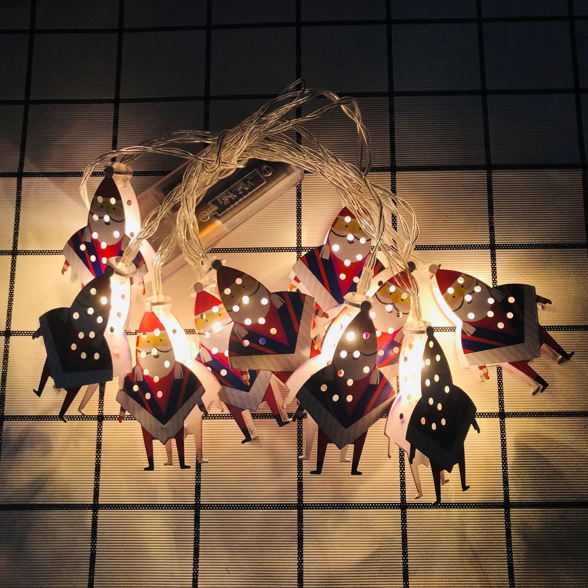 1.5m 10Led String Light Battery Operated Christmas Decor Tree Santa Claus Ornament For Party Wedding Decoration | Дом и сад
