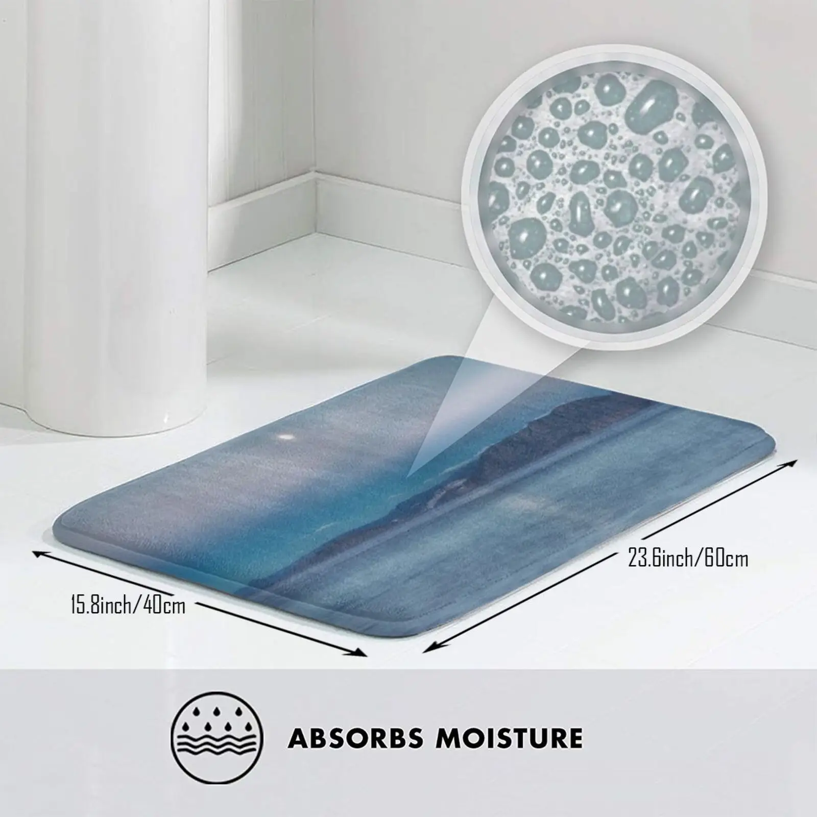 Коврик Moonlight Over Mirabello Bay коврик мягкий подушка Kasiadesign kitroplврация Agios Николай крет