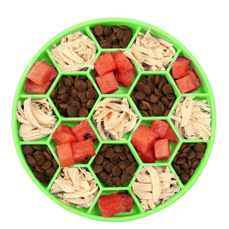 

Silicone Pet Dog Sucker Slow Food Anti-choking Honeycomb Slow Food Bowls